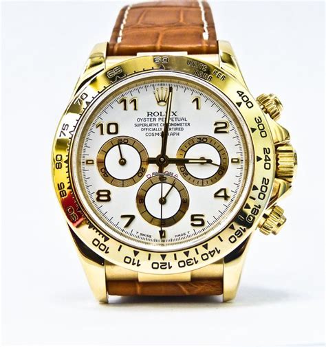 rolex daytona gold brown strap|rolex daytona leather strap replacement.